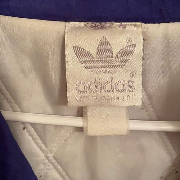 Adidas Men's Big Trefoil Colorblock Quarter-Zip Pullover Windbreaker Jacket XL - Picture 5 of 5